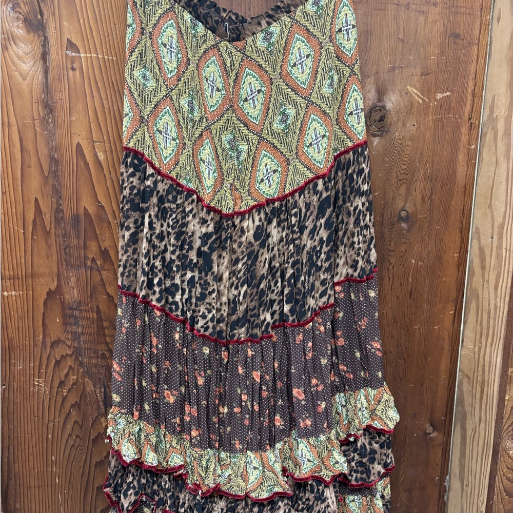 Double D Ranch Vibrant Patterned Maxi Skirt